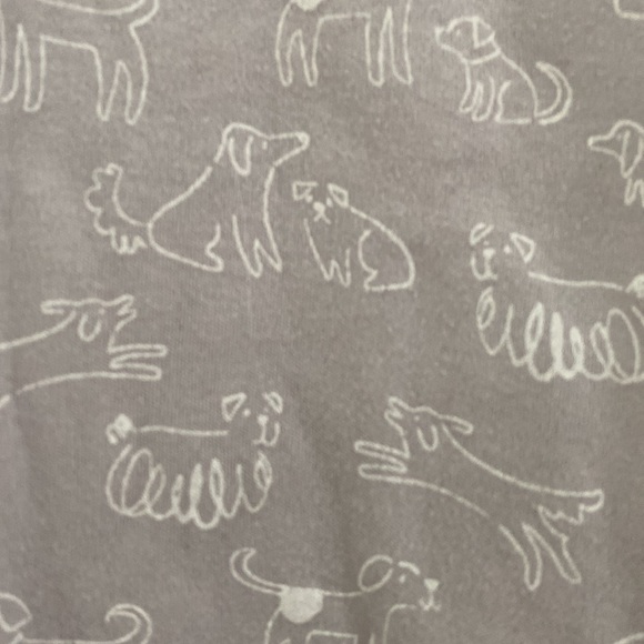 Grey nordstrom newborn knotted baby sleeper gown - Picture 4 of 5